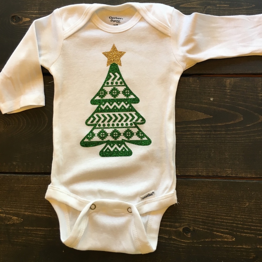 🎄Aztec Christmas Tree Onesie🎄